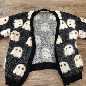 Nora Madison Fuzzy Ghost Cardigan